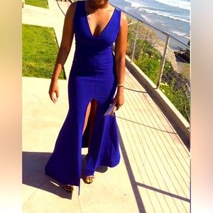 Formal Dress with deep slit